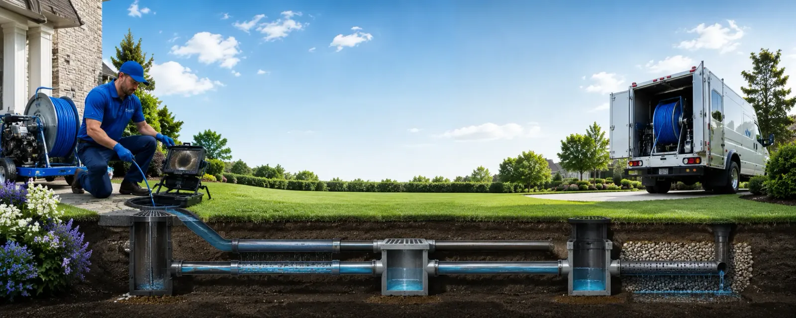 Outdoor drain cleaning information for Virgilina, VA